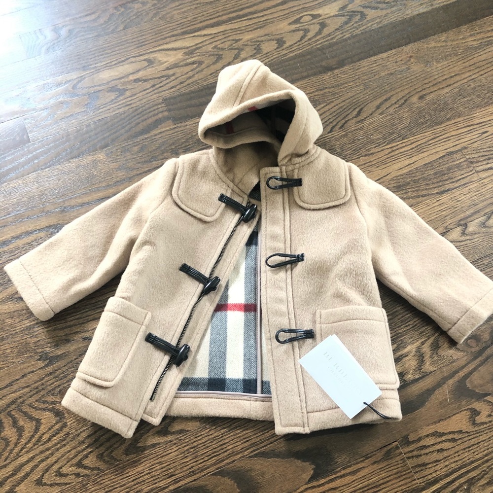 Burberry Baby Boy's &Little Boy's Wool Duffle Coat - Picture 1 of 16